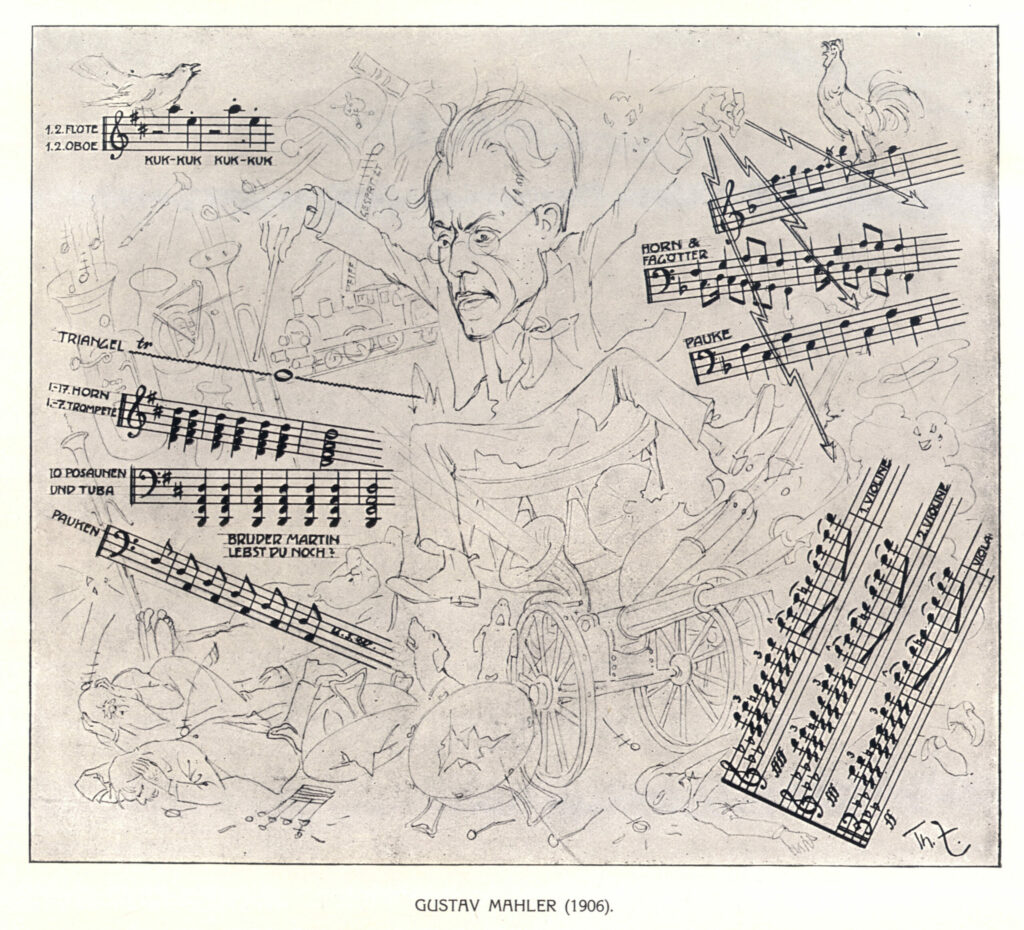 Mahler Karikatur